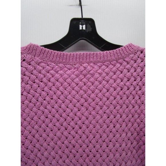 Lands End Sweater Small Pullover Woven knit Breathable Preppy - Picture 7 of 10